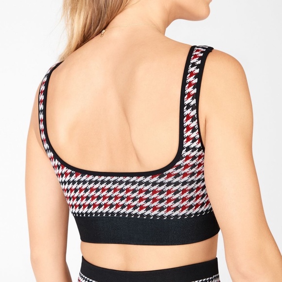 FABLETICS CAMRYN HOUNDSTOOTH SEAMLESS BRA - Picture 3 of 8
